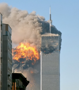 Les Tours jumelles lors de láttentat du 11/9